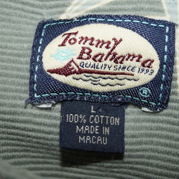 Tommy Bahama Hawaiian Polo Shirt Floral Tropical - Picture 8 of 8